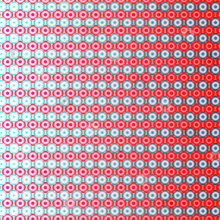 Скачать Множество мелких элементов и красновато-голубоватый градиент создают абстрактный фон.3d фотосток Ozero