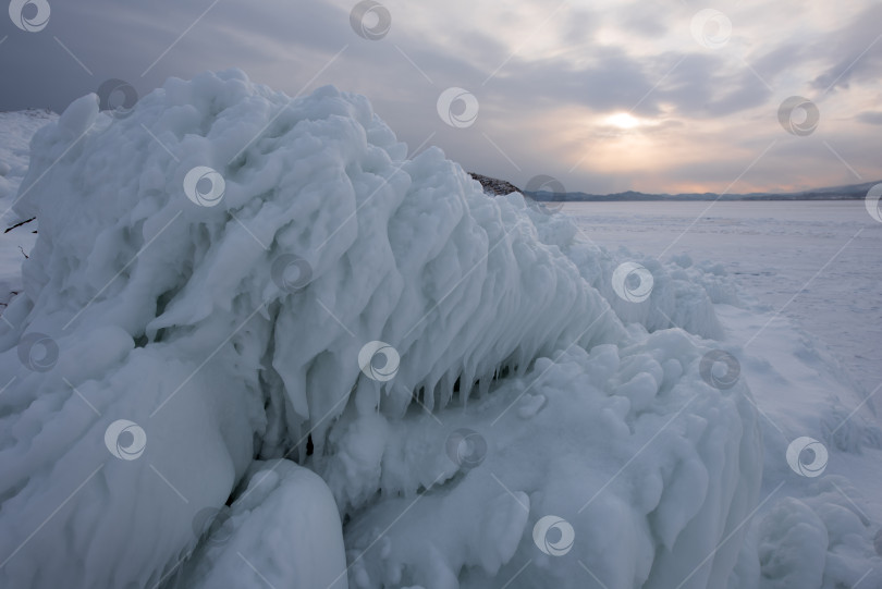 Скачать закат на Байкале фотосток Ozero