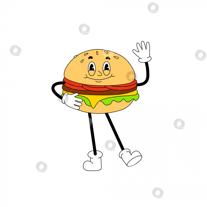 Скачать Groovy burger приветствует вас фотосток Ozero