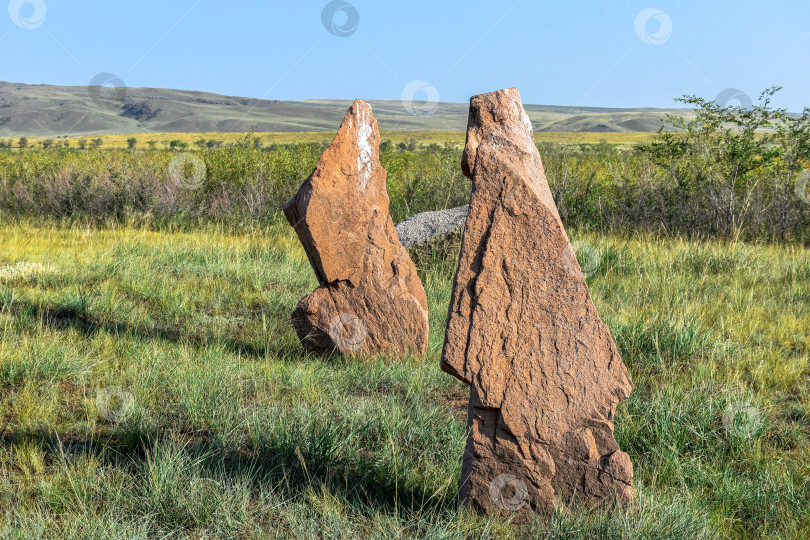 Скачать Менгир, Хакасия фотосток Ozero