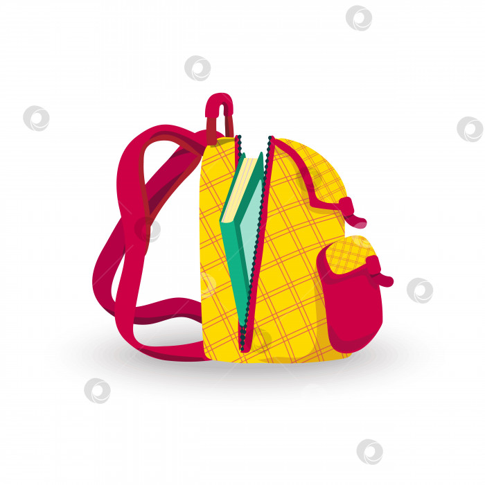 Скачать Стильный симпатичный школьный рюкзак для мальчика или девочки фотосток Ozero