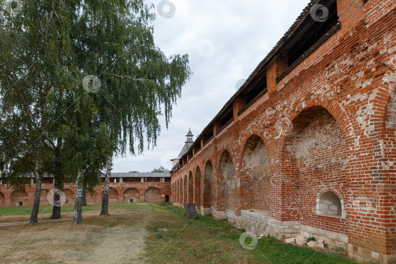 Скачать Зарайск, Россия - сентября 10, 2024- Zaraysk Kremlin фотосток Ozero