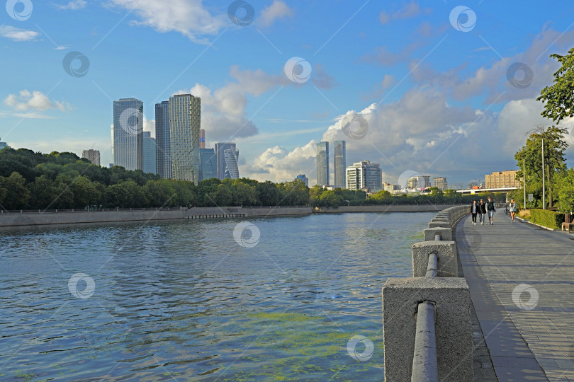 Скачать город Москва, Саввинская набережная фотосток Ozero