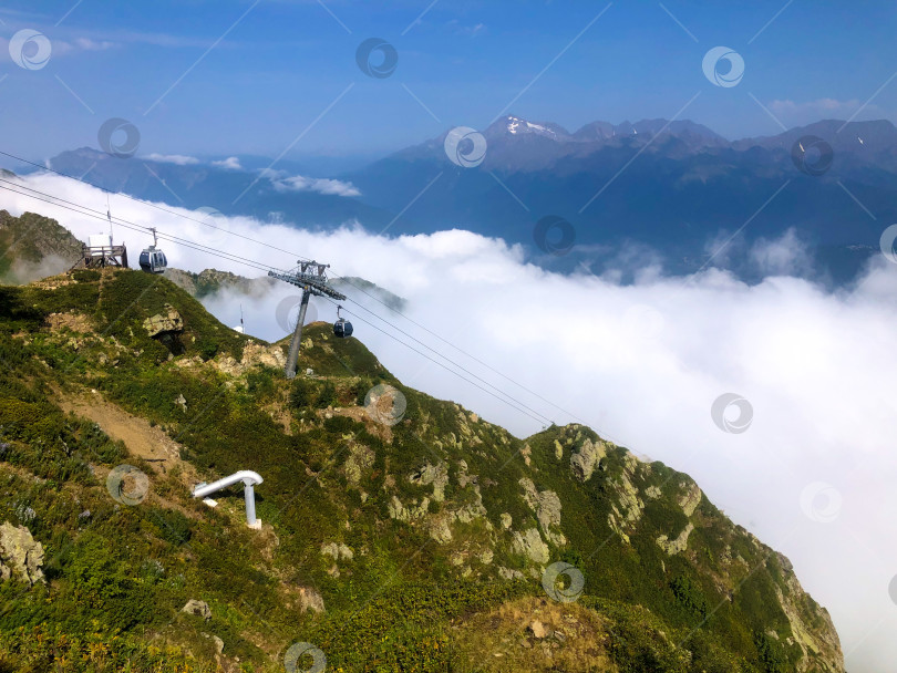 Скачать Вид на горные вершины фотосток Ozero