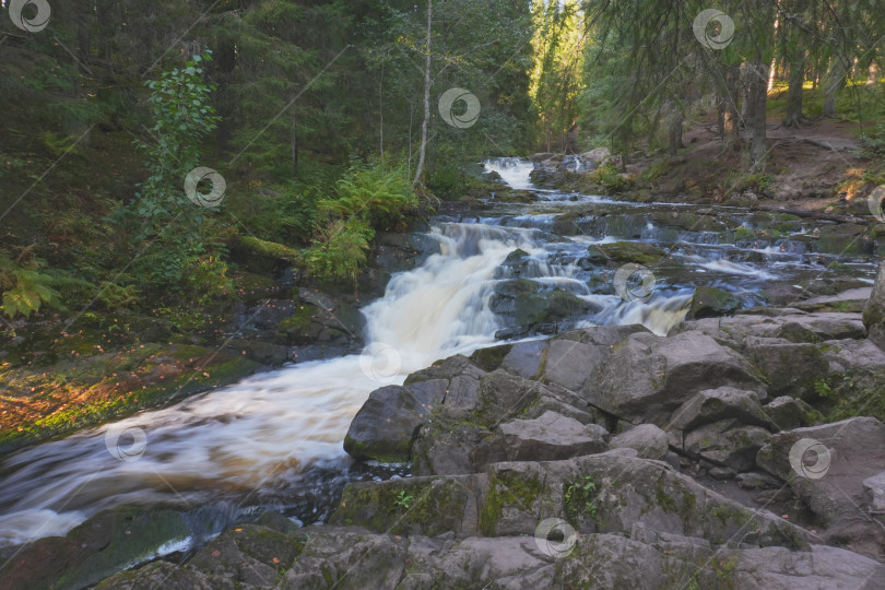 Скачать Водопад в Карелии фотосток Ozero