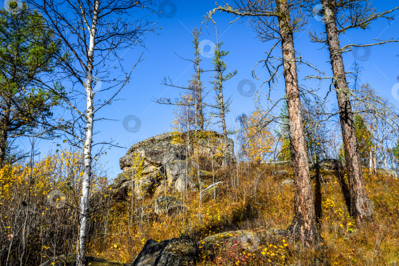 Скачать Древние горы Хакасии. Каменный парк фотосток Ozero