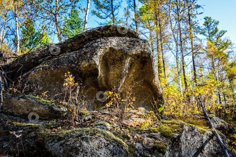 Скачать Древние горы Хакасии. Каменный парк фотосток Ozero