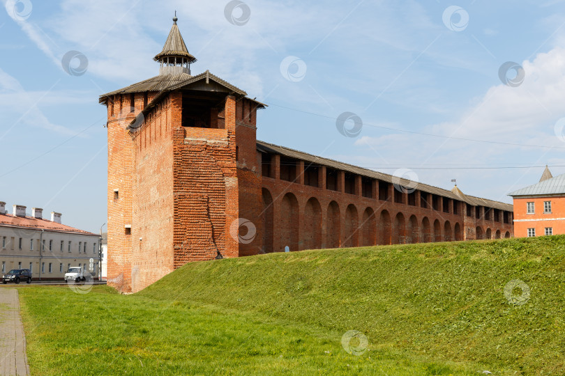 Скачать Коломна, Россия - сентября 10, 2024- Granovitaya Tower фотосток Ozero