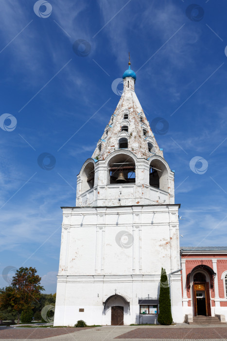 Скачать Коломна, Россия - сентября 10, 2024- Cathedral Bell Tower фотосток Ozero