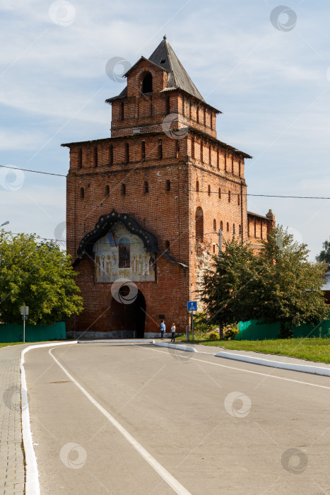 Скачать Коломна, Россия - сентября 10, 2024- Pyatnitsky Gate фотосток Ozero