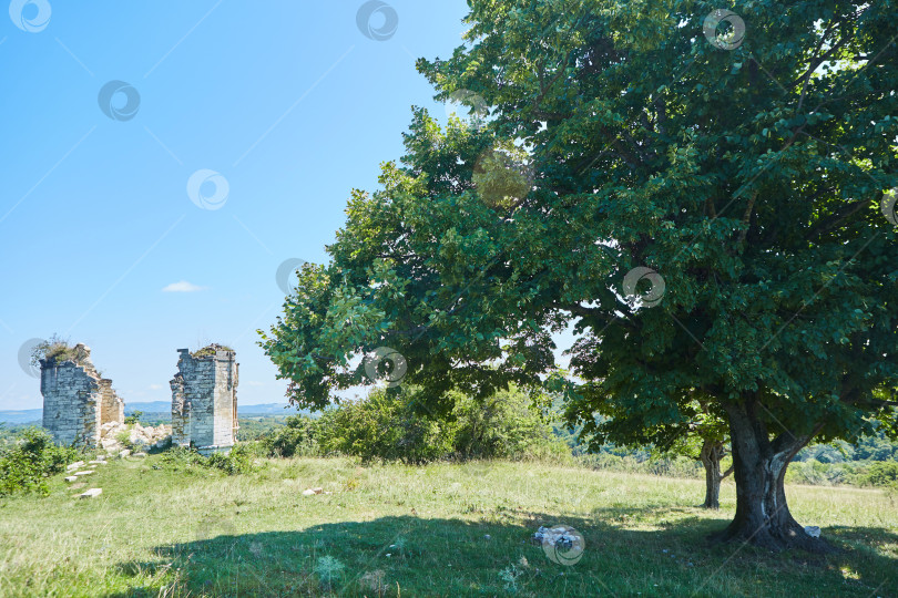 Скачать Руины старого исторического здания. фотосток Ozero