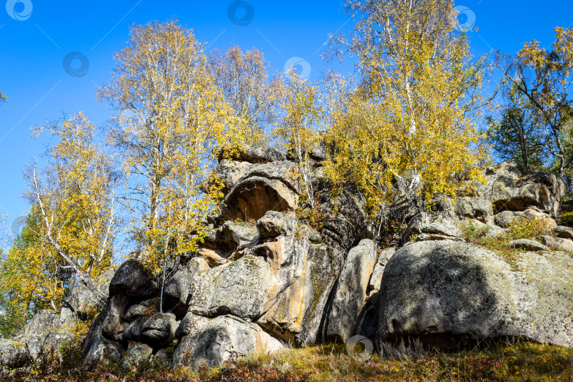 Скачать Древние горы Хакасии. Каменный парк фотосток Ozero