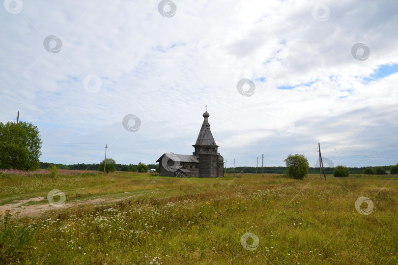 Скачать Церковь Иоанна Златоуста в Саунино фотосток Ozero