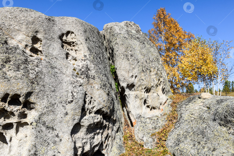 Скачать Древние горы Хакасии. Каменный парк фотосток Ozero