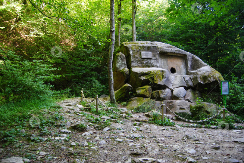 Скачать Россия, Сочи - 08.08.2011. Волконский дольмен в Сочи фотосток Ozero