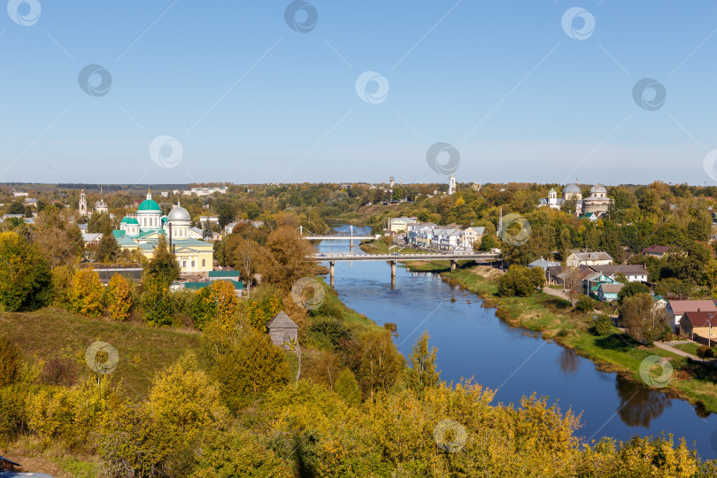 Скачать Вид на город Торжок фотосток Ozero