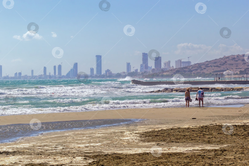 Скачать Шторм на море фотосток Ozero