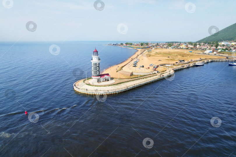 Скачать Маяк в Байкальской гавани в поселке Турка. фотосток Ozero