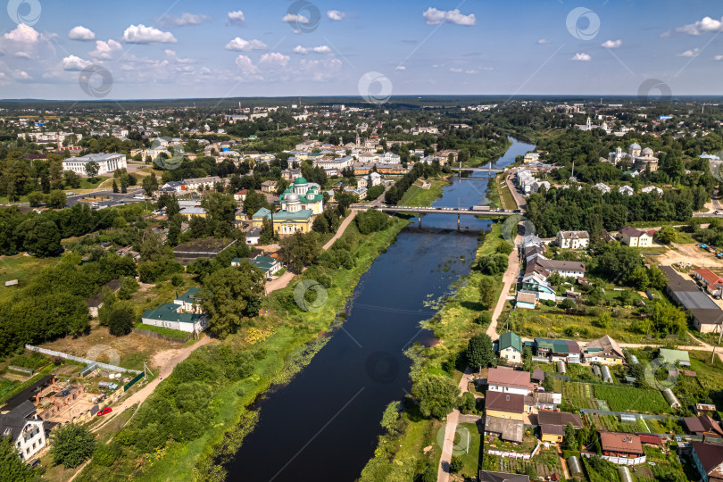 Скачать Торжок с высоты фотосток Ozero