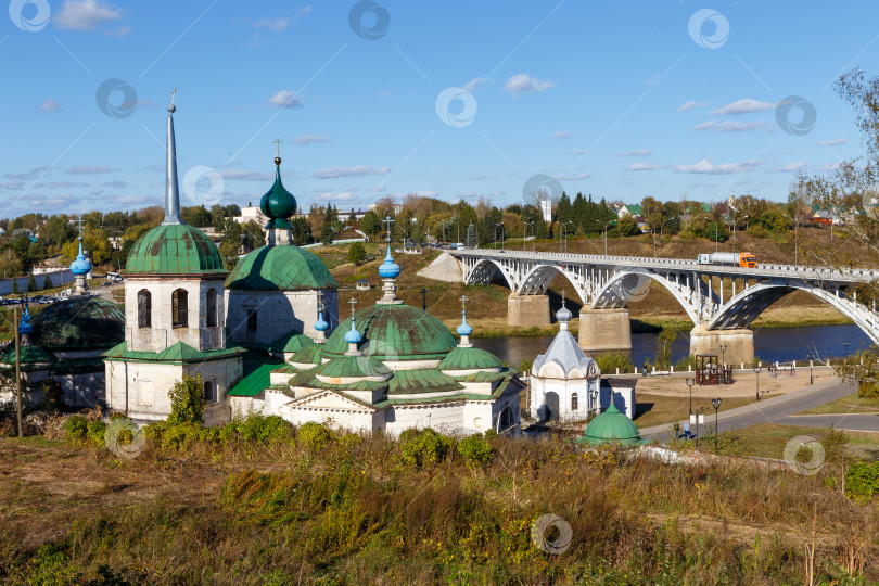 Скачать Старица, Россия - сентября 21, 2024- Церковь Параскевы Пятницы фотосток Ozero