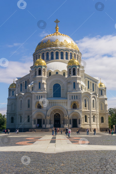 Скачать Морской собор Святого Николая Чудотворца в Кронштадте, Россия фотосток Ozero