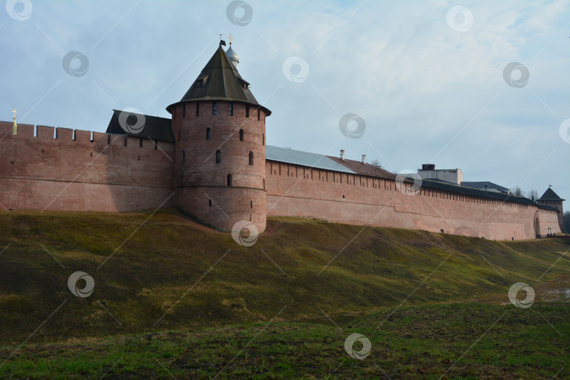 Скачать Россия, Великий Новгород - 29.04.2017. Крепость в Великом Новгороде фотосток Ozero