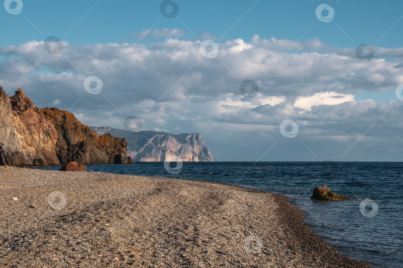 Скачать Морские пейзажи на побережье Черного моря. Яшмовый пляж. фотосток Ozero