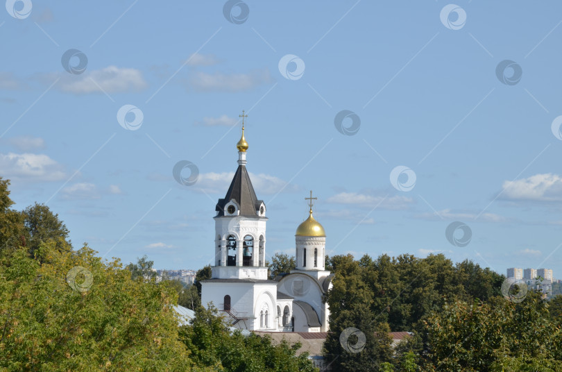 Скачать Церковь Александра Невского и Собор Рождества Пресвятой Богородицы – действующие православные храмы Богородице–Рождественского мужского монастыря, расположенного на восточной части территории древнего Владимирского кремля в городе Владимире, входящем в Золотое кольцо России фотосток Ozero