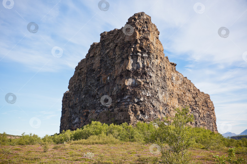 Скачать Каньон Асбюрги, Исландия фотосток Ozero