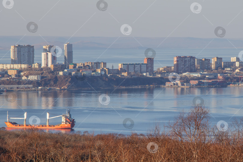 Скачать Во Владивостоке есть остров Русский, на котором зимой нет снега фотосток Ozero