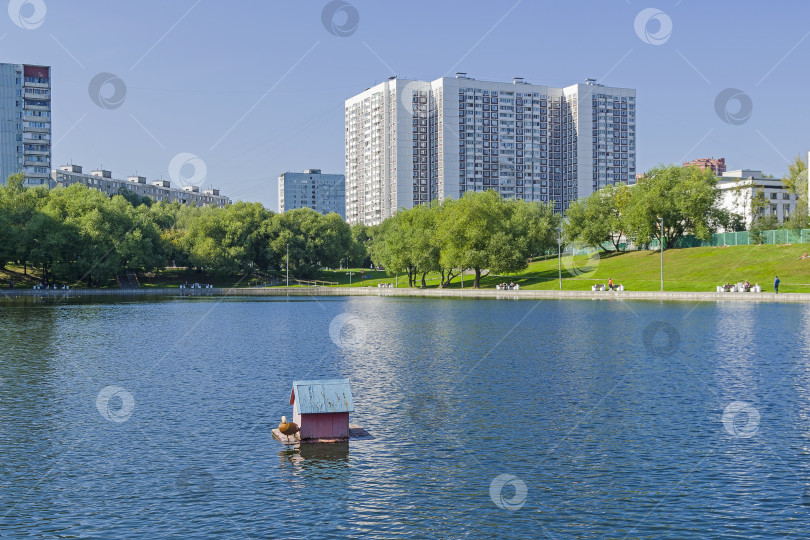 Скачать Пруд в Москве. фотосток Ozero