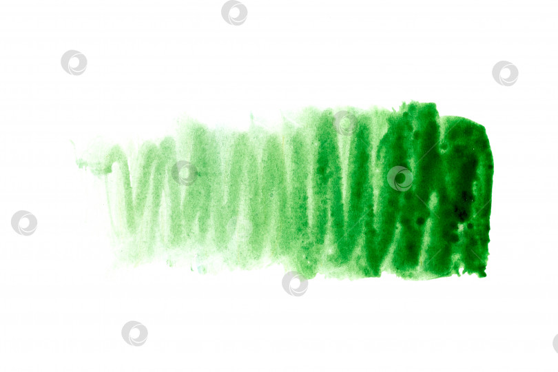 Скачать Акварельный фон изумрудно-зеленый фотосток Ozero