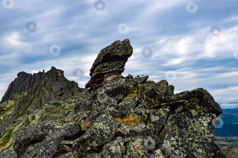 Скачать Природный парк Ергаки, горный пейзаж фотосток Ozero