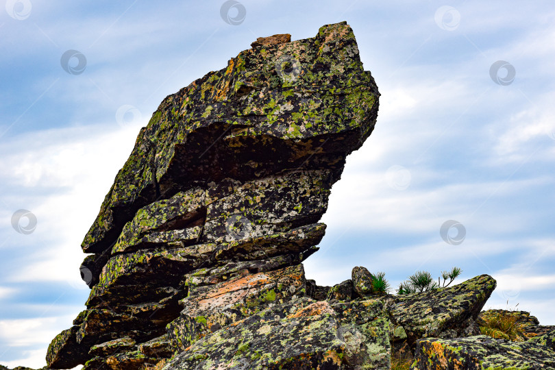 Скачать Природный парк Ергаки, горный пейзаж фотосток Ozero