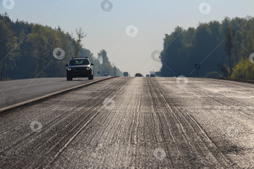 Скачать Срез верхнего слоя асфальта фотосток Ozero