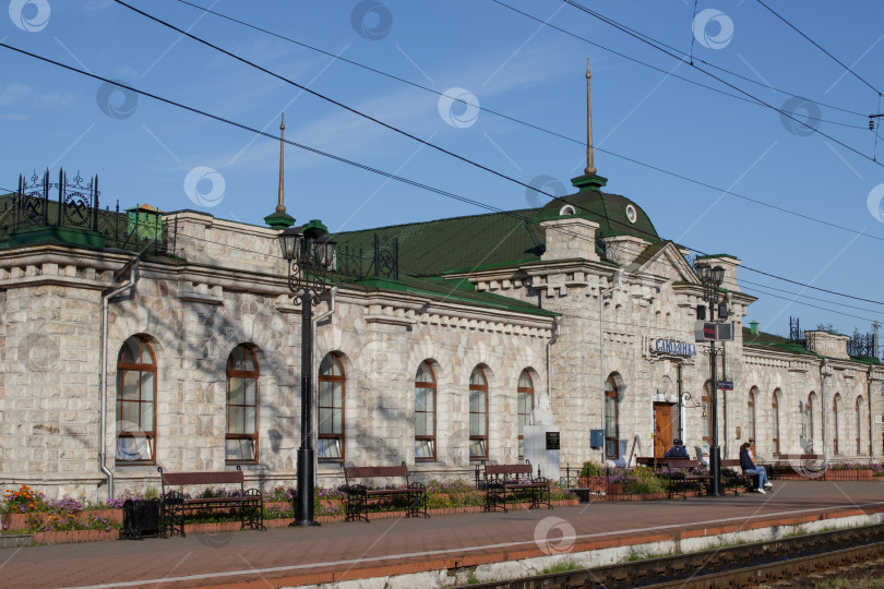 Скачать Станция Слюдянка на Транссибирской магистрали. фотосток Ozero