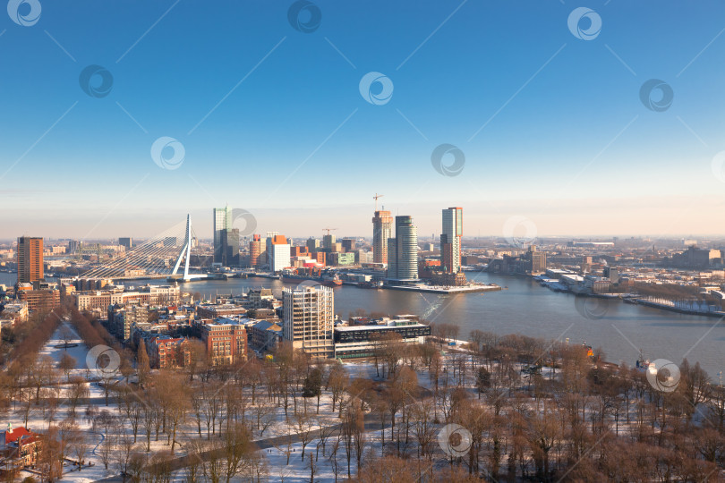 Скачать Вид на Роттердам  фотосток Ozero