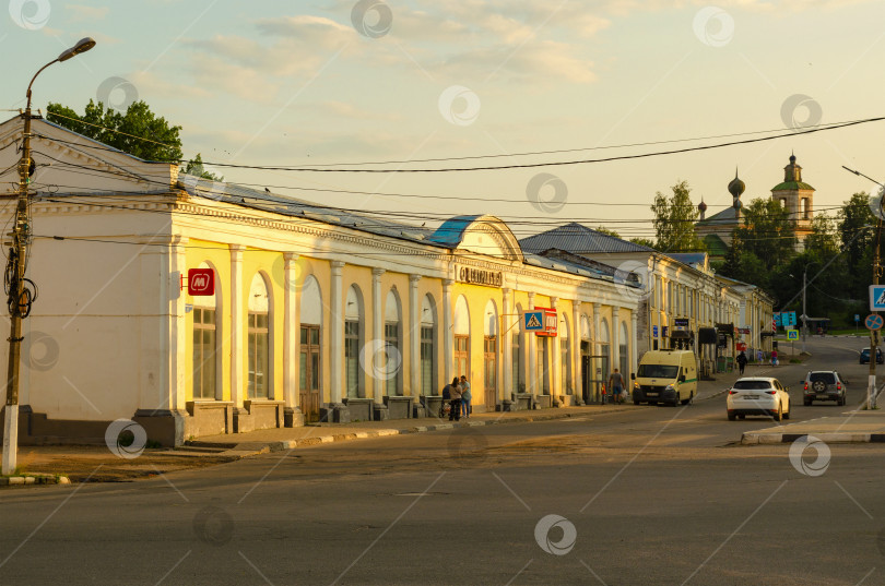 Скачать Вид на живописный город Торжок фотосток Ozero