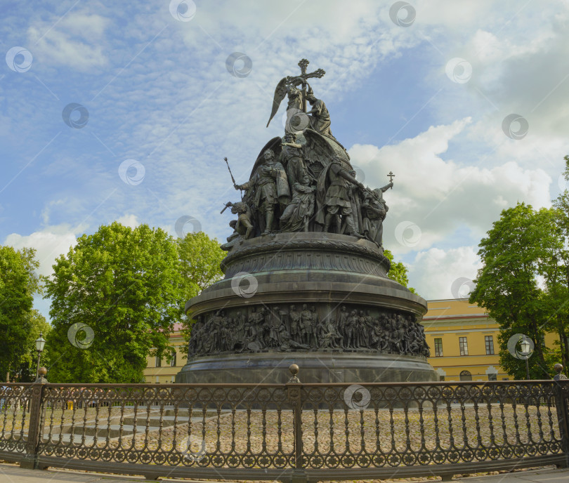 Скачать Памятник "Тысячелетие России" фотосток Ozero