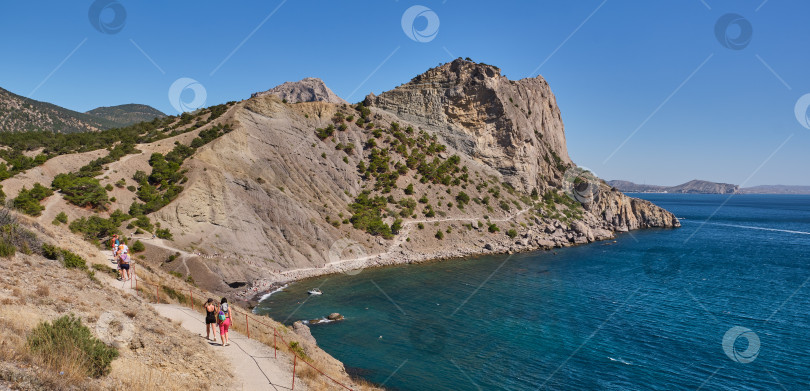 Скачать Горный пейзаж, Крымский полуостров. Тропа Голицына фотосток Ozero