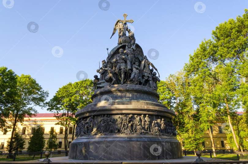 Скачать Памятник "Тысячелетие России" фотосток Ozero