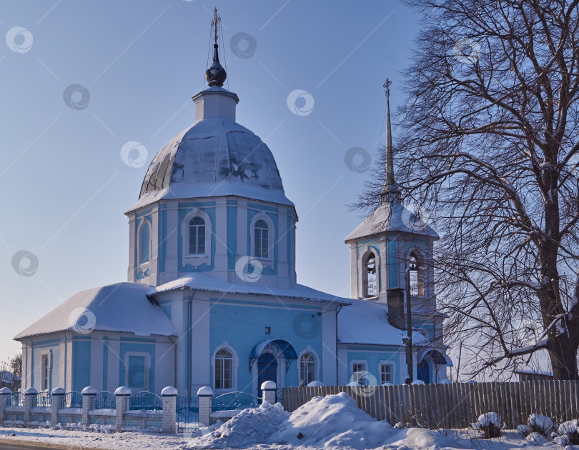 Скачать Рождество Христово в селе Юрасово 2019. Храм в честь Казанской иконы Божией Матери. фотосток Ozero