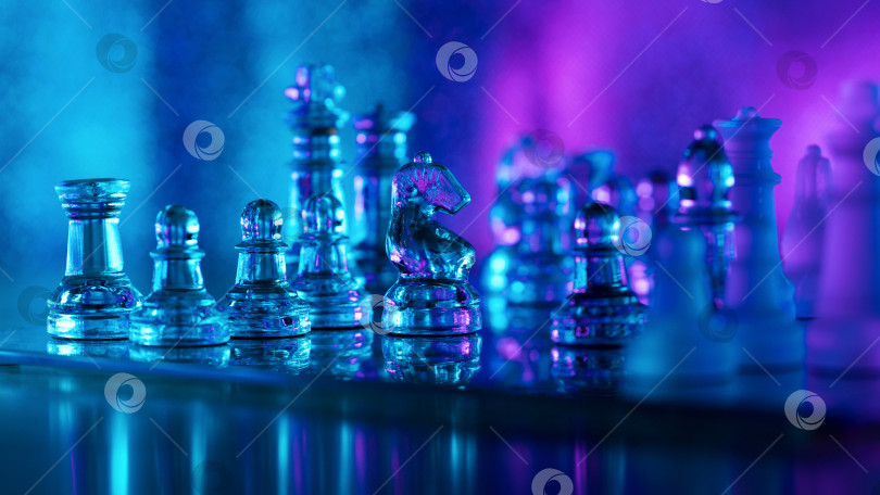 Скачать Стеклянный прозрачный шахматный фон фотосток Ozero