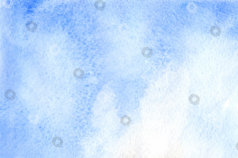 Скачать Акварельно-сине-белое небо шаблон текстуры фона фотосток Ozero