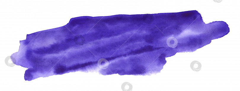 Скачать Акварель фиолетово-фиолетовая клякса форма пятна кляксы текстура фона изолированное искусство фотосток Ozero