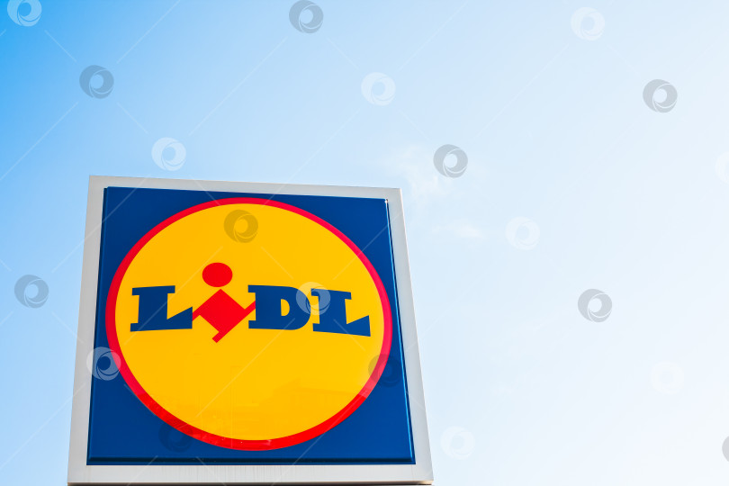 Скачать Логотип сети супермаркетов LIDL фотосток Ozero