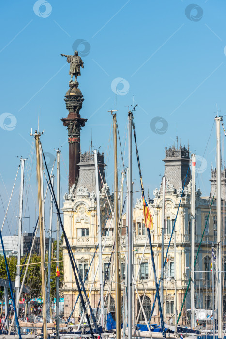 Скачать Яхты в гавани Барселоны фотосток Ozero