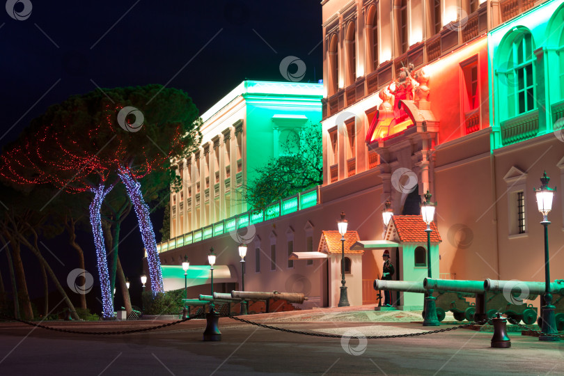 Скачать Королевский дворец, резиденция принца Монако, Европа фотосток Ozero