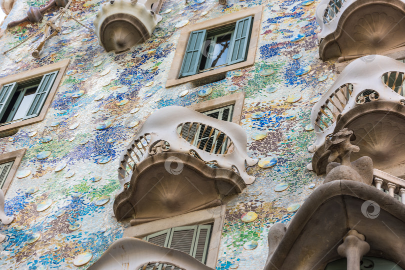 Скачать Дом Casa Battlo в Барселоне, Испания фотосток Ozero