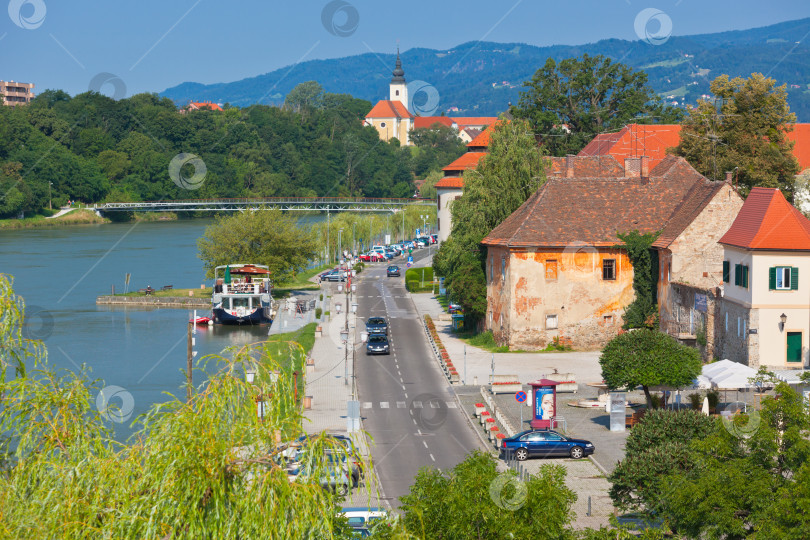 Скачать Панорама города Марибор фотосток Ozero